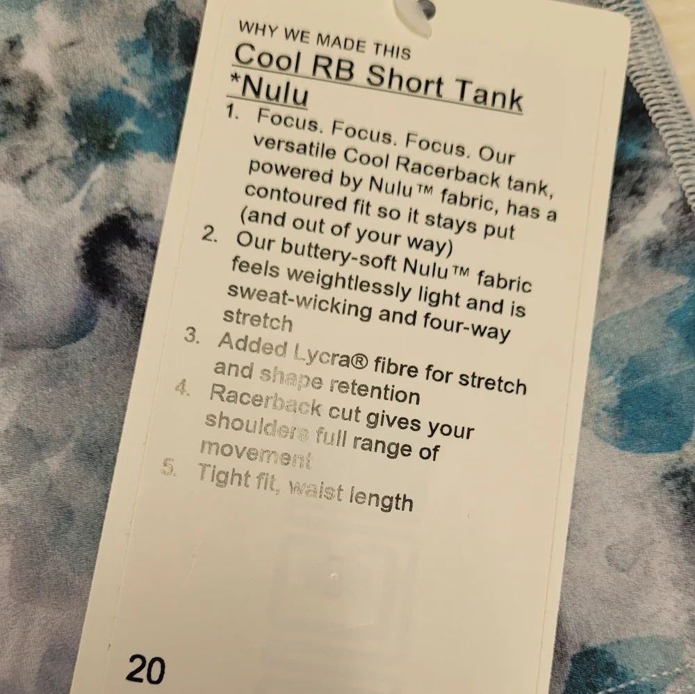 Lululemon Multicolor Racerback Tank Top - Picture 7 of 10